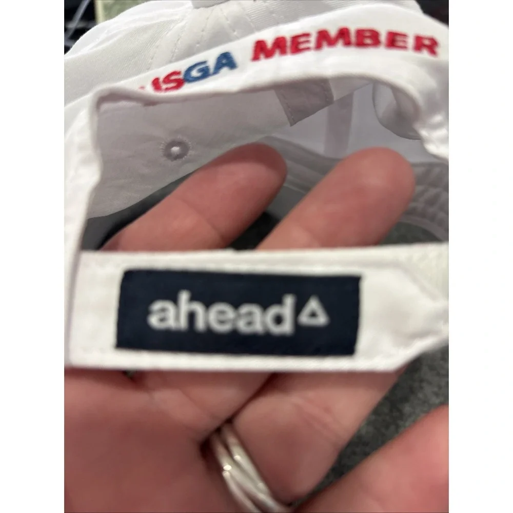 US Open Golf Cap ( Bundle 2 Caps) Ahead Sport, White New, Pinehurst, Oakmont